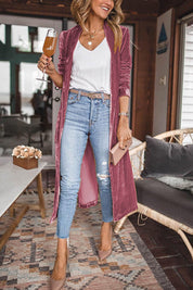 Veloura – Women's Velvet Kimono Coat