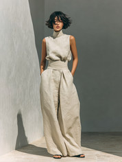 Linara | Cotton-Linen Wide-Leg Set