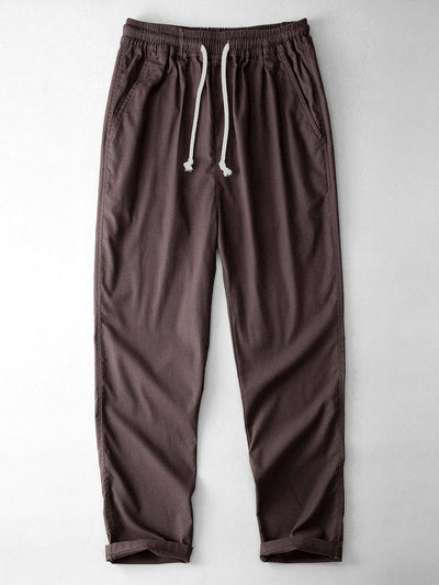 Straight Cotton Linen Pants