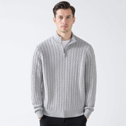 Berkshire | Men’s Cable Knit Half-Zip Sweater