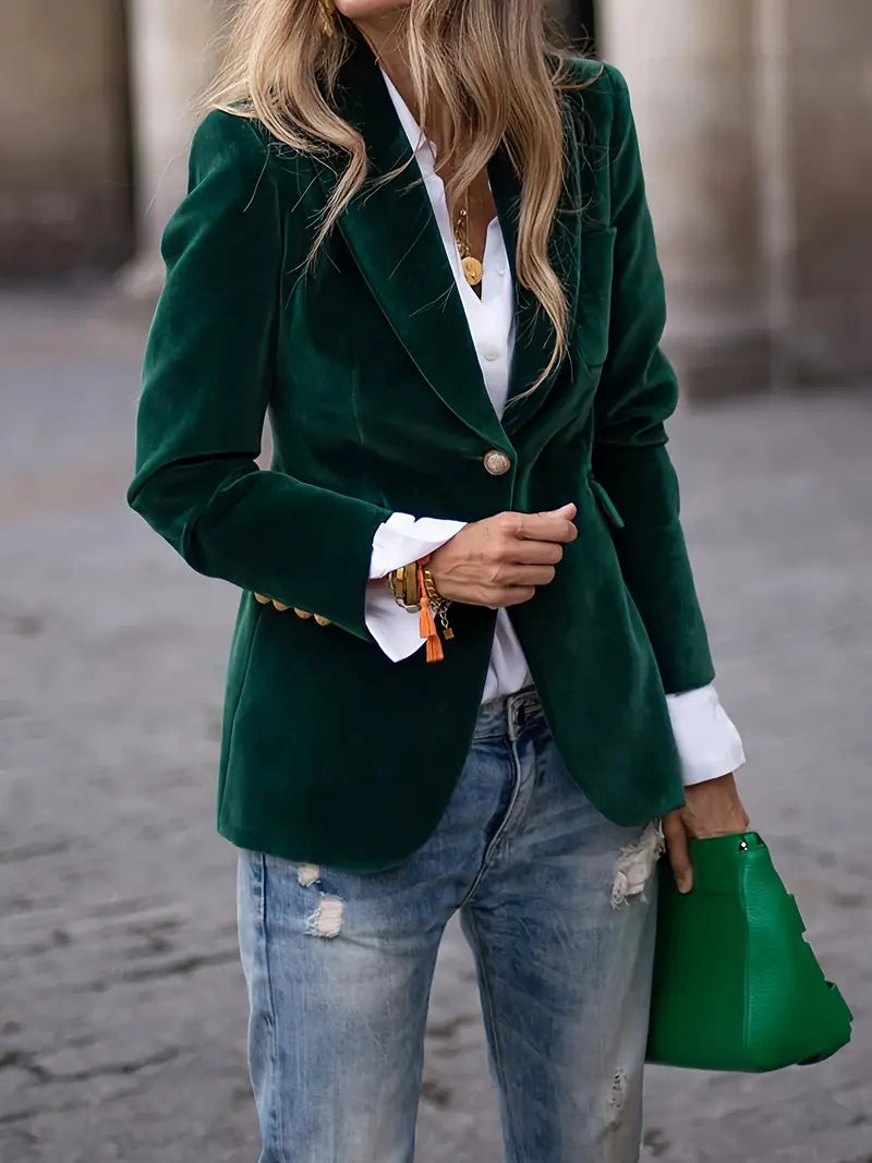 Elegant Velvet Jacket