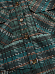 Ashford | Women’s Plaid Shirt Maxi Dress