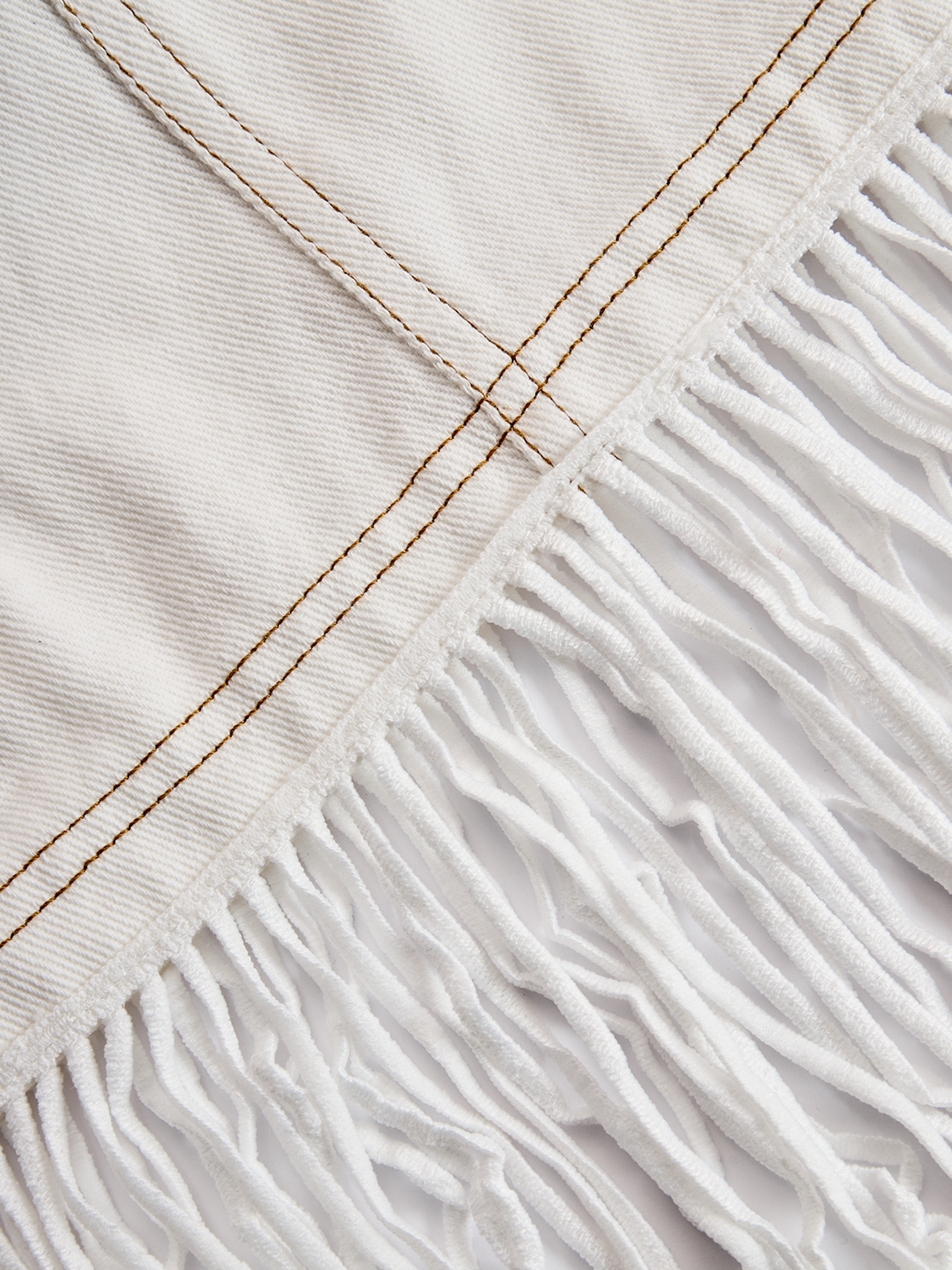 Varelle | Tassel Splice Denim Mini Dress