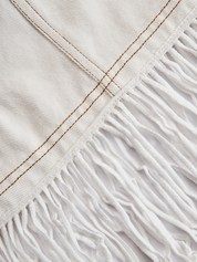 Varelle | Tassel Splice Denim Mini Dress