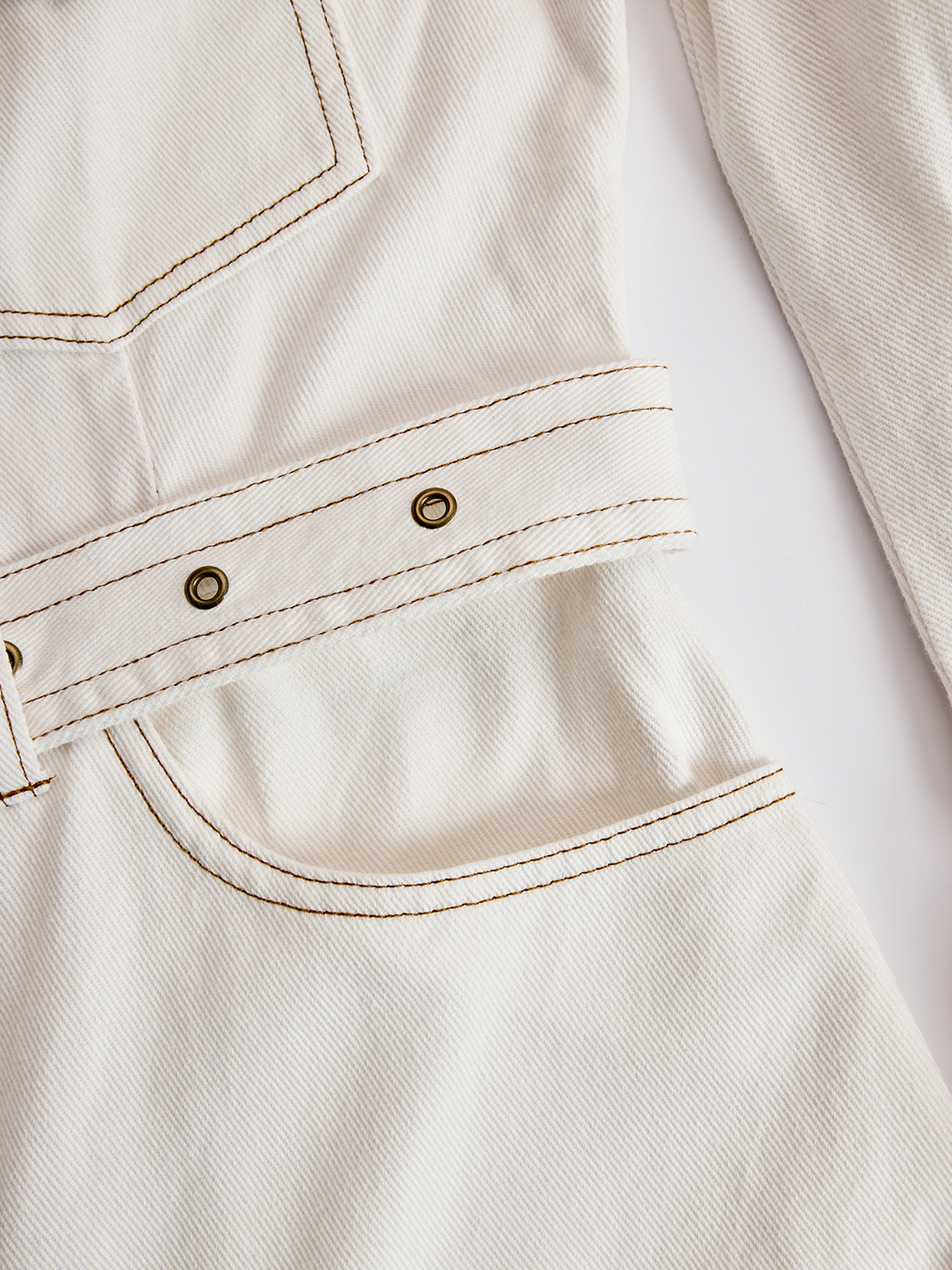 Varelle | Tassel Splice Denim Mini Dress