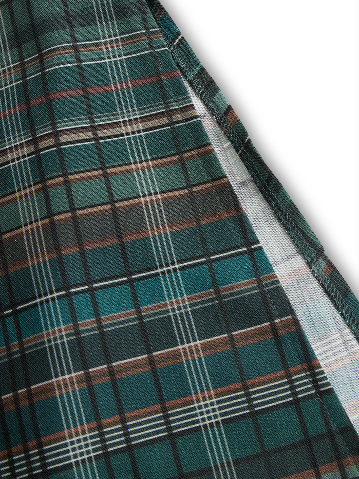 Ashford | Women’s Plaid Shirt Maxi Dress