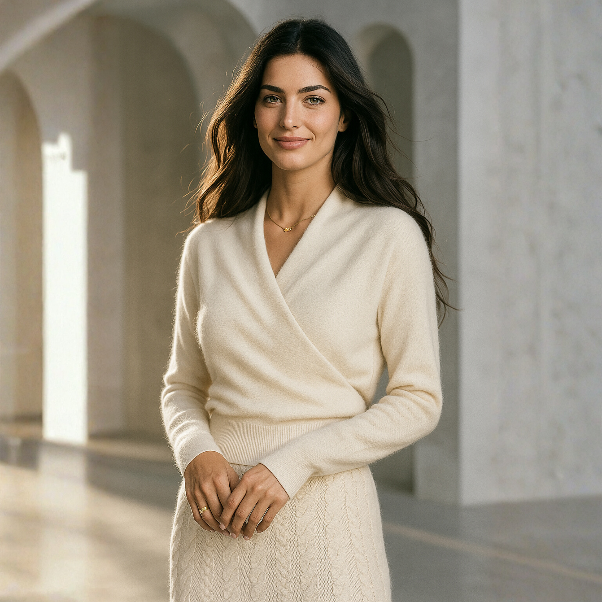 Elara - Women’s Crossover Sweater