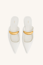 Lucille | Women’s Vegan Leather Pointed Toe Mules
