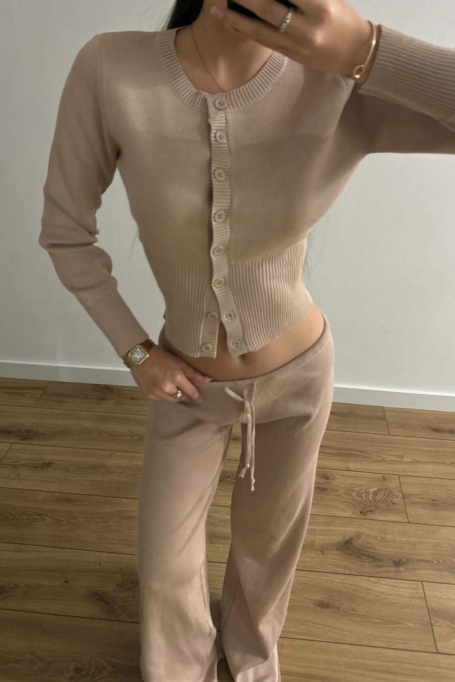 Norélla – Cotton Blend Long Sleeve Lounge Set