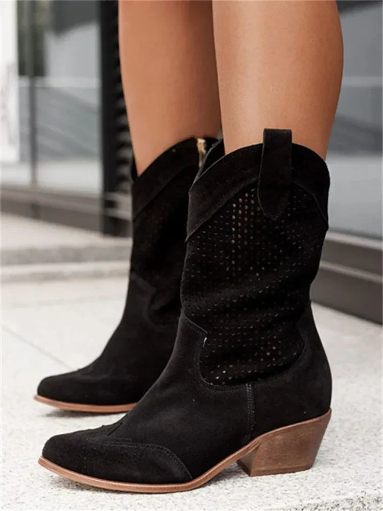 Maison Orsini | Mid-Calf Western Boots
