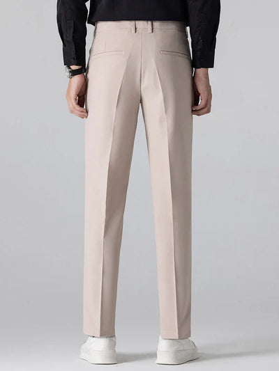 Knit Polo Shirt & Slim Fit Tapered Trousers