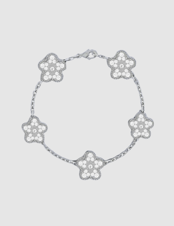 Genevive | Silver Twisted Cuff Bracelet