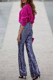 Veloura – Sequin Flare Pants