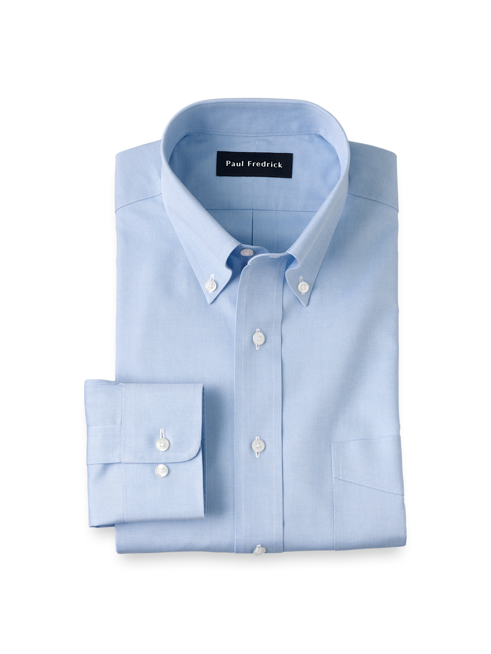 Arden | Men’s Non-Iron Blue Cotton Dress Shirt