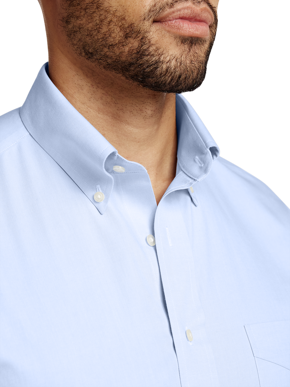 Arden | Men’s Non-Iron Blue Cotton Dress Shirt