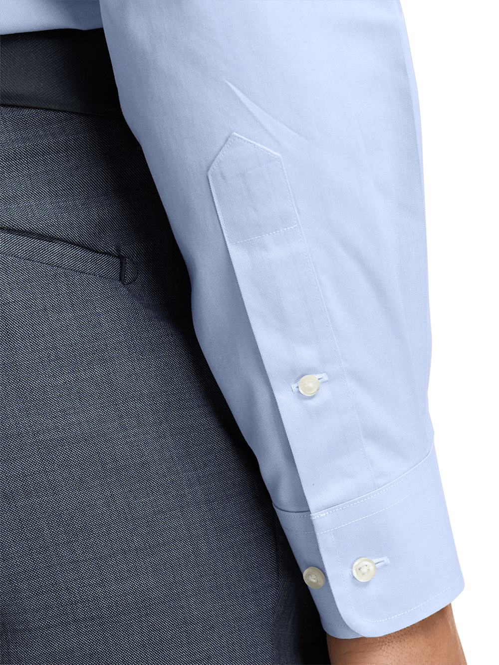 Arden | Men’s Non-Iron Blue Cotton Dress Shirt
