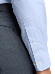 Arden | Men’s Non-Iron Blue Cotton Dress Shirt