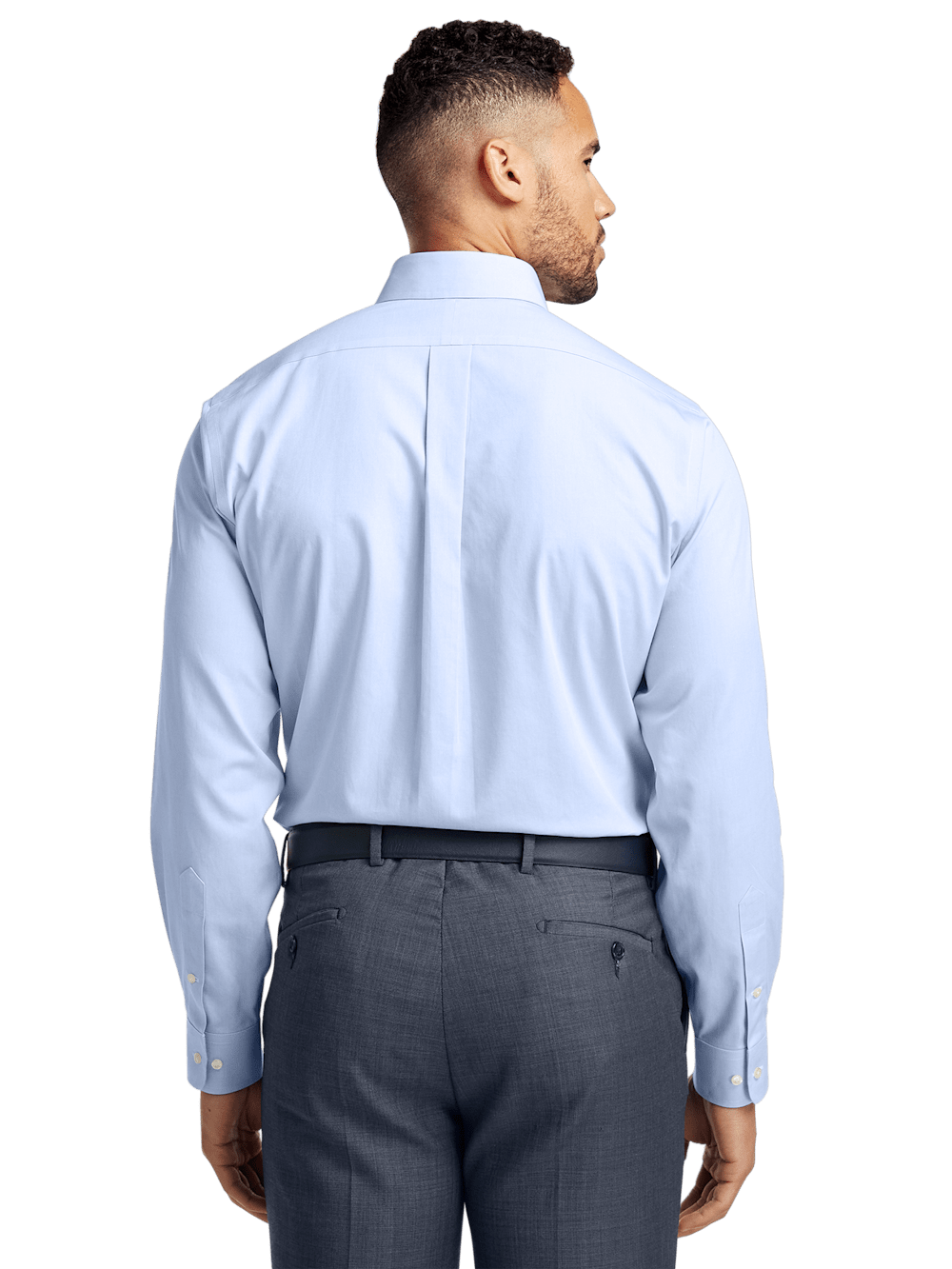 Arden | Men’s Non-Iron Blue Cotton Dress Shirt
