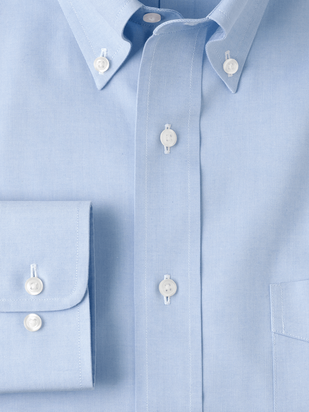 Arden | Men’s Non-Iron Blue Cotton Dress Shirt