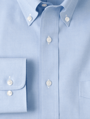 Arden | Men’s Non-Iron Blue Cotton Dress Shirt