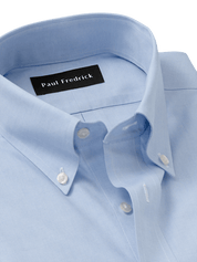 Arden | Men’s Non-Iron Blue Cotton Dress Shirt