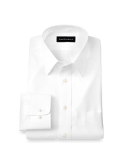 Calder | Men’s Non-Iron White Point Collar Dress Shirt