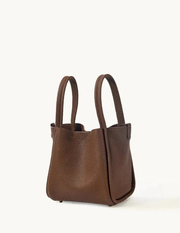 Minnie | Medium Leather Bucket Bag