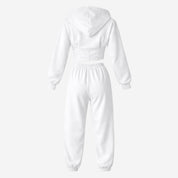 Elara | Women’s Fleece Corset Waist Sweatsuit Set