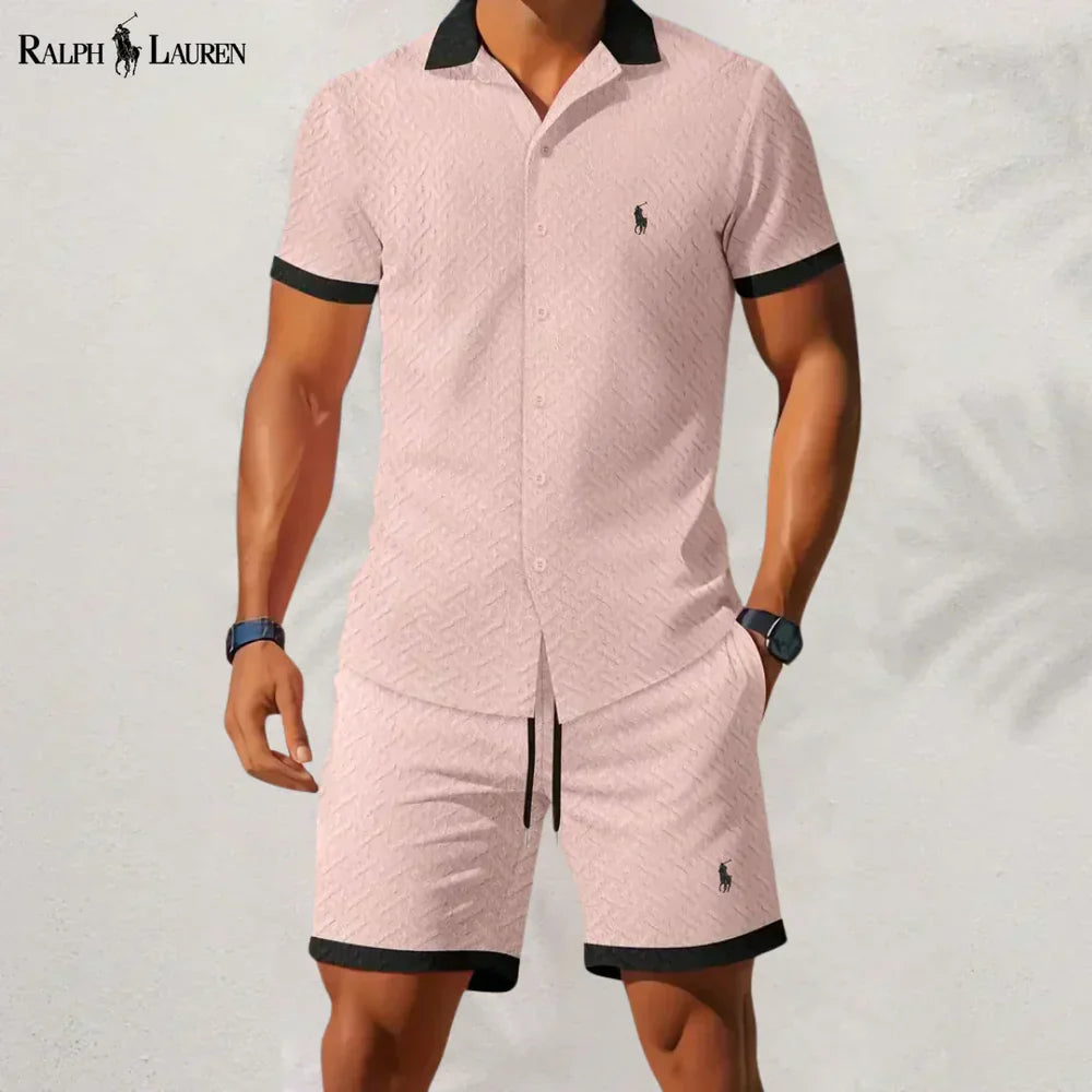 RL™ Shirt & Pants Set with Contrast Collar