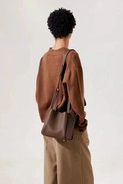 Minnie | Medium Leather Bucket Bag