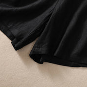 Serelina | Women’s Cotton Linen Drawstring Shorts