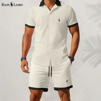RL™ Shirt & Pants Set with Contrast Collar
