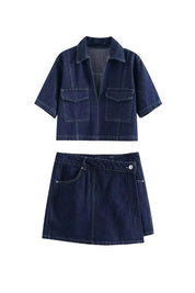 Gretta | Women’s Two-Piece Denim Set
