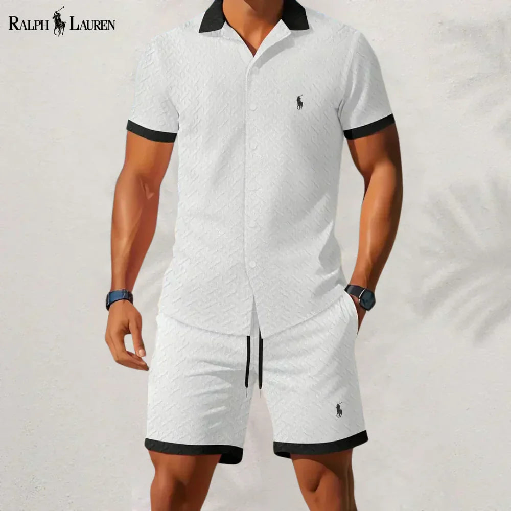RL™ Shirt & Pants Set with Contrast Collar