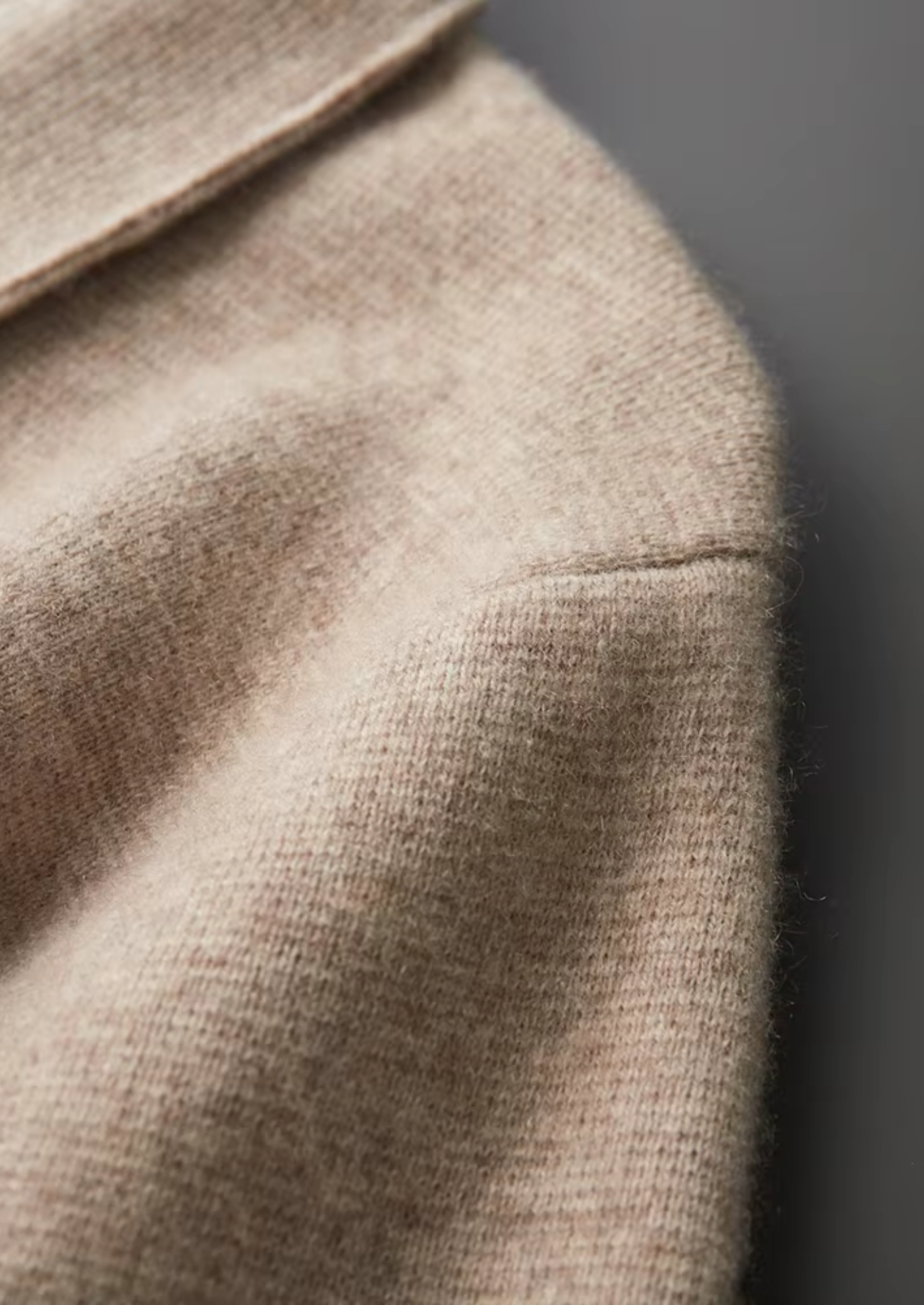 Sandridge | Men’s Extra-Fine Merino Wool Zip Polo Cardigan