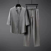 Marina Bellandi | Vintage Linen Tracksuit Set