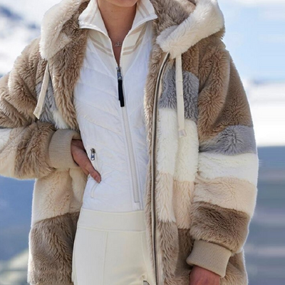 Women's Patchwork Sherpa Jacket