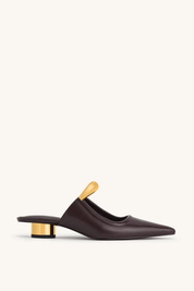 Lucille | Women’s Vegan Leather Pointed Toe Mules