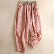 Lunara - Women’s Linen Tapered Pants