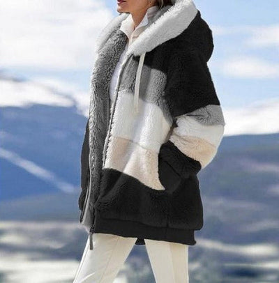 Women's Patchwork Sherpa Jacket