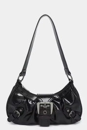 Sage | Women’s Buckle Detail Shoulder Bag