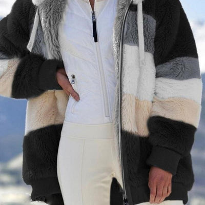 Women's Patchwork Sherpa Jacket