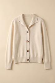Valmera - Women’s Cashmere Button Cardigan