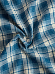 Bravira | Plaid Belted Lapel Maxi Dress