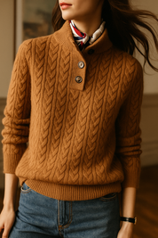 Arden - Women’s Cashmere Cable Knit Sweater
