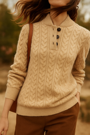 Arden - Women’s Cashmere Cable Knit Sweater