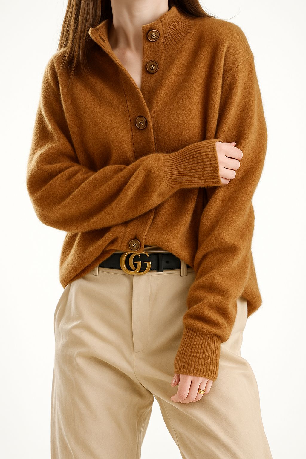 Valmera - Women’s Cashmere Button Cardigan