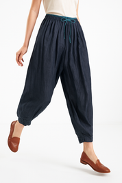 Lunara - Women’s Linen Tapered Pants