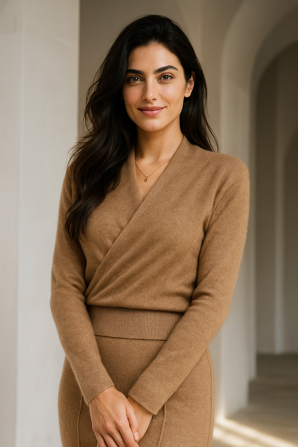 Elara - Women’s Crossover Sweater