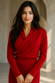 Elara - Women’s Crossover Sweater